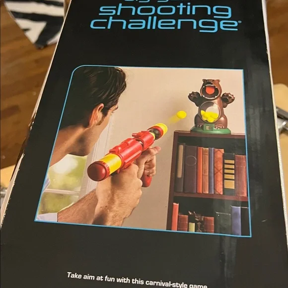 Shooting Challenge Bear Toy with Red and Brown Colors - Picture 4 of 9